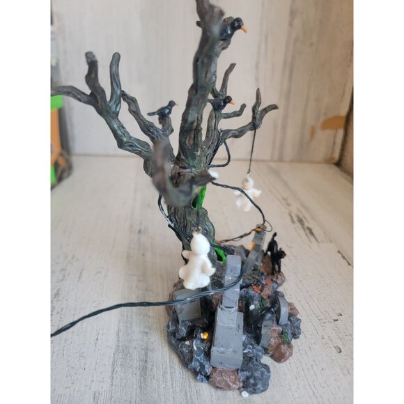 Lemax Graveyard ghost AS IS spooky town Village Halloween - Picture 7 of 8